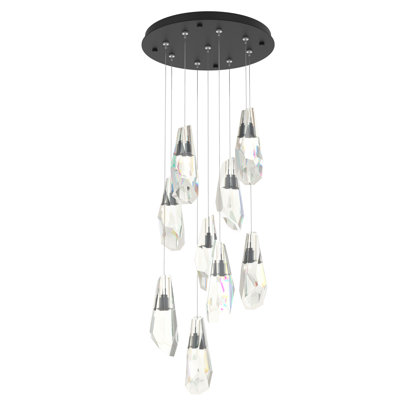 Luminaire suspendu en cristal 9 lumières Luma