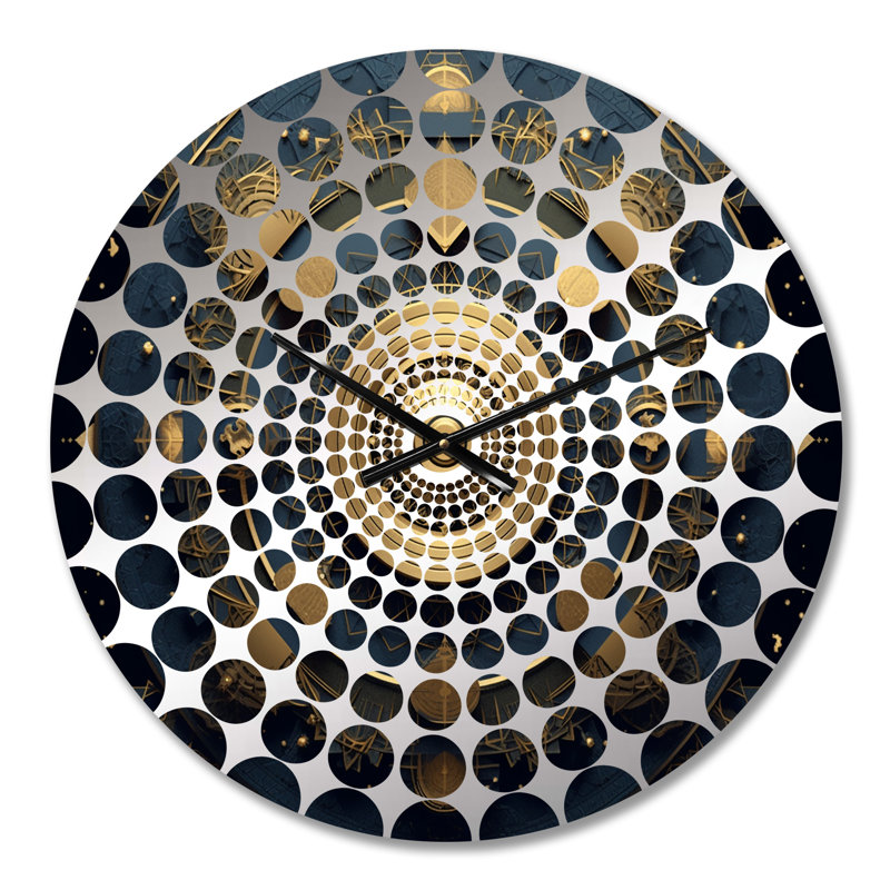 Horloge murale Natashua - Boho Mandala, Médium