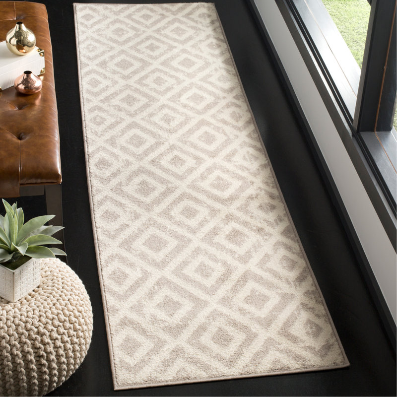 Tapis géométrique Adey Performance, Tapis de couloir 2 pi 3 po x 8 pi