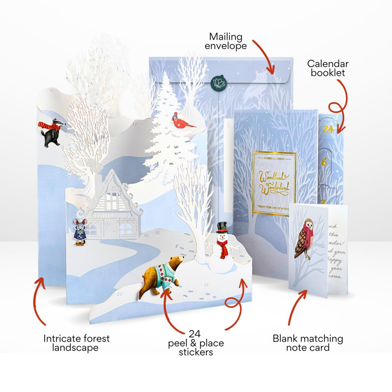 3D Popup Christmas Tree Greeting Card