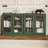 100% Solid Wood 64" Sideboard with Frosted Glass Doors and Adjustable Shelves-99106496