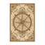 Tapis moelleux doux et moelleux classique en damas beige-1319427084