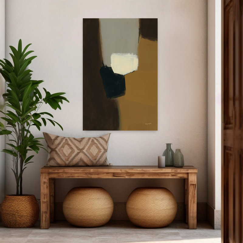 Art contemporain, art contemporain abstrait, H 48 po x l 32 po