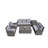 Veronica Premium All-Weather Wicker 6 - Person Patio Conversation Set with Cushions-33456324