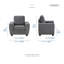 Fauteuil d'appoint 40 po Manasa-1696284760