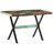 Grishma Rectangular Solid Wood Top with Steel Base Dining Table-709243896-696116693