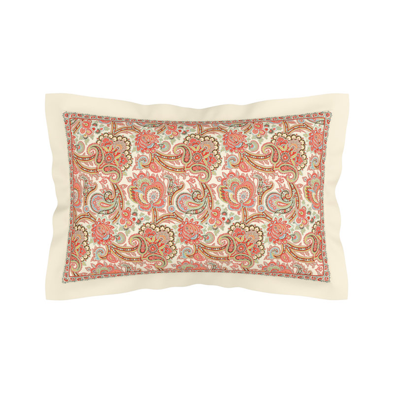 Elysian Cotton Floral Duvet Cover Set with Pillowcases Included, Double Duvet Cover Set + 2 Pillowcases