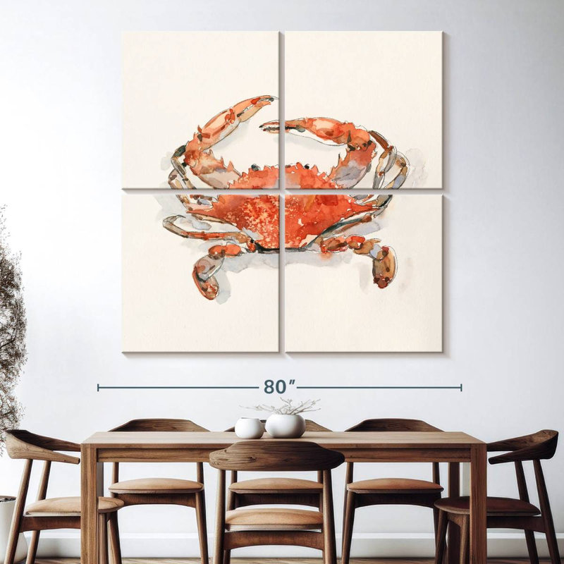 Crabe croustillant Yarlin II, H 74 po x l 74 po