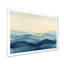 Ciel bleu pâle et crème, horizon côtier pâle - Tableau encadré de plage-1227804163-1185076510