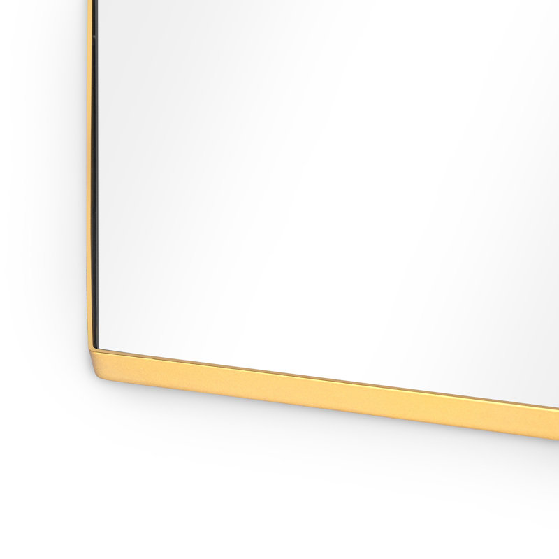 Talan 24"W34"H Medicine Cabinet With Mirror, Gold