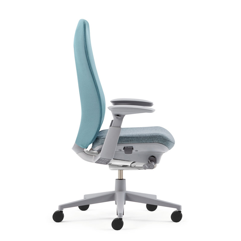 Haworth Fern Mesh Task Chair, No, Cornflower