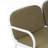 Luna Outdoor Patio PP Loveseat, White Frame With Green Cushion-2042392000