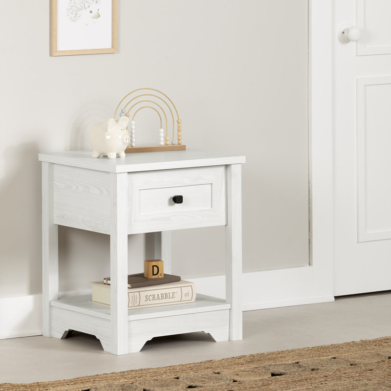 Table de chevet Aldonia, Pin blanc