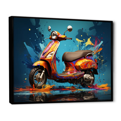 " Graffiti Scooter Delight "