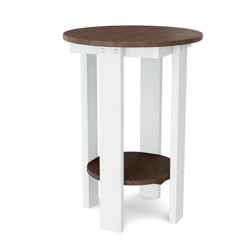 Heritage Balcony Table, Tudor Brown/White