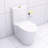 Contemporary Bathroom Toilet With Quiet Flush And Soft-Close Seat Elongated Efficient Dual Long-Lasting Construction-122506284