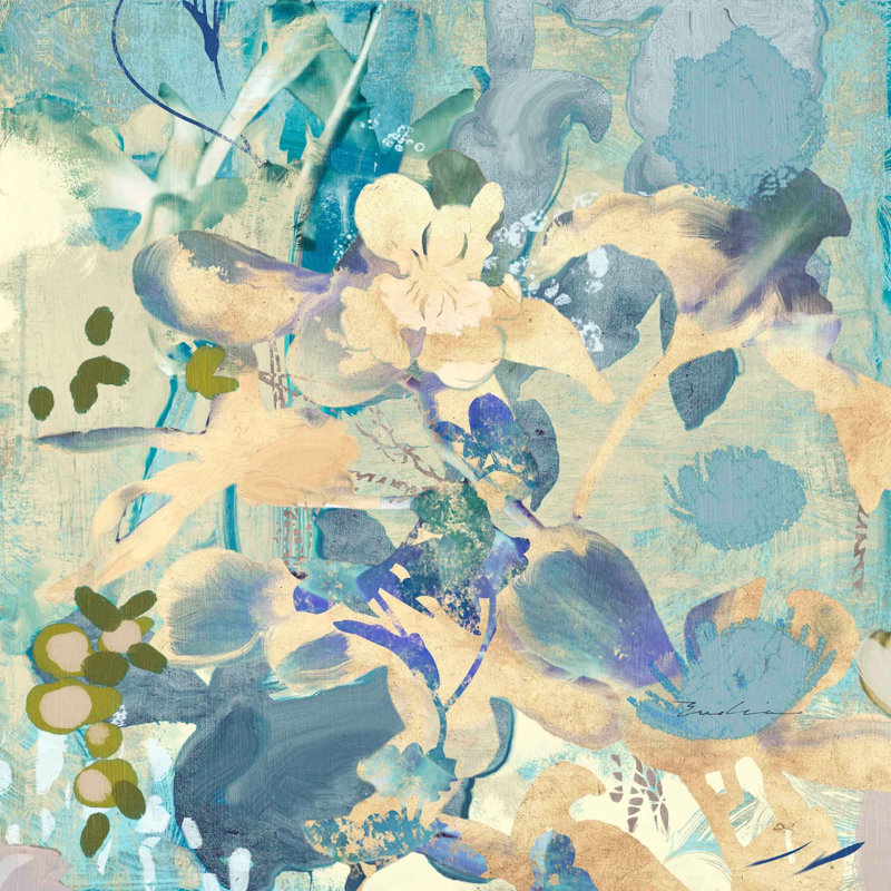 Evelia - Wrapped Canvas Painting, 81cm H x 81cm W x 3.81cm D