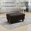 Repose-pieds avec rangement en faux cuir-1098297457