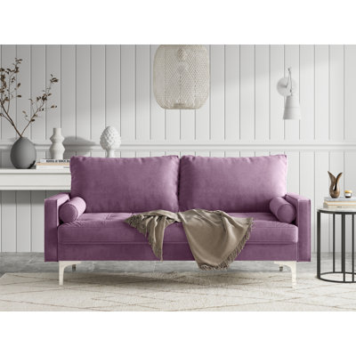 Maeesha 70" Velvet Square Arm Sofa