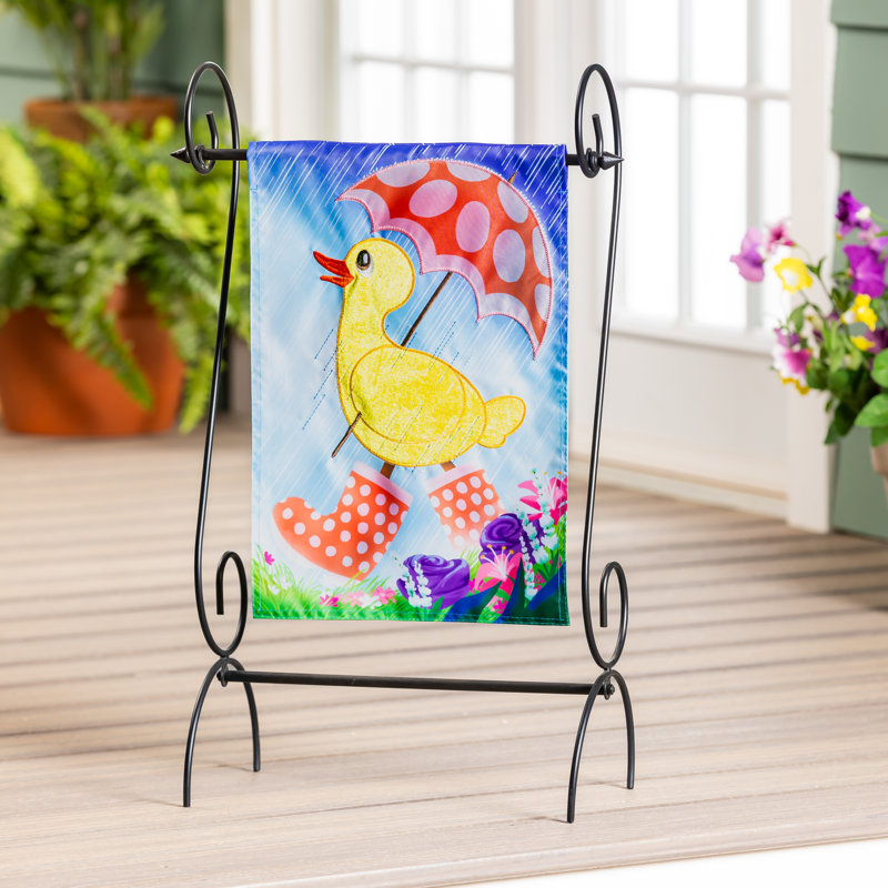 Drapeau de jardin printanier