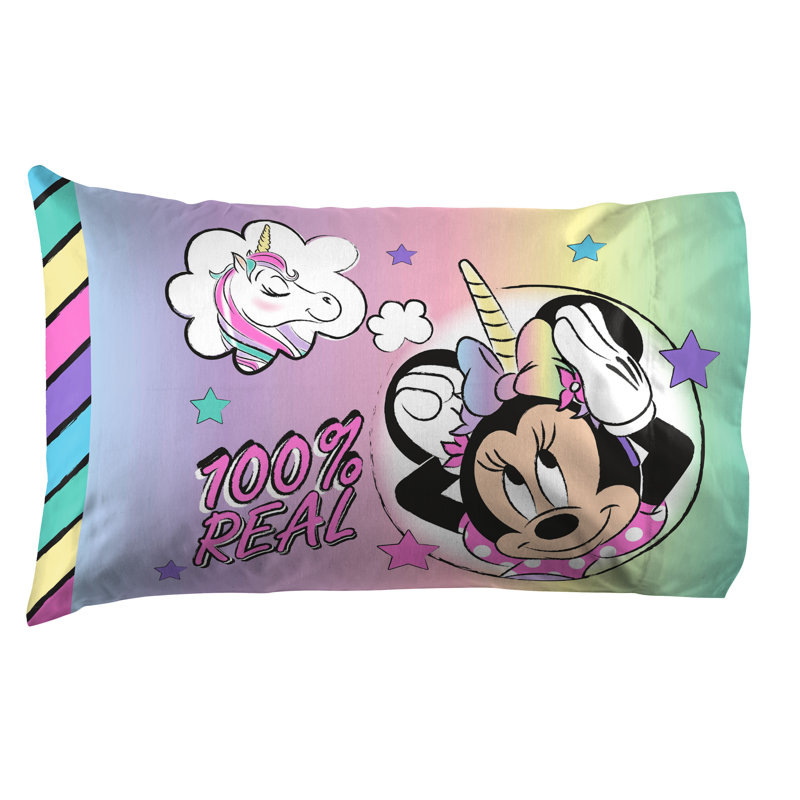 Full Pink Microfiber Reversible Bed in a Bag Set for Girls