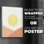 Simple Boho Sun II - Impression sur toile seulement - NON-CADRE-2092147462