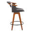 Tabouret de comptoir rembourré à hauteur fixe Dirksen-1157249831-1076643470