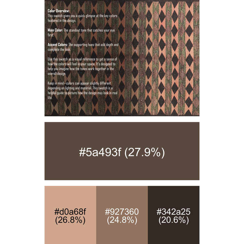 Tapis contemporain noir / beige / brun, Rectangle 8 pi x 10 pi