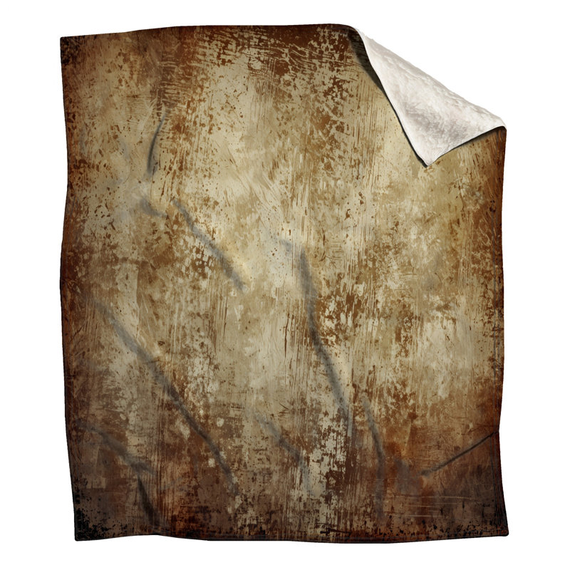 Couvertures à texture grunge vieilli, L 50 po x H 60 po
