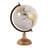 Decorative Wood and Metal Globe Sculpture for Home Decor - Classic Object Accent for Office, Study or Decorations for Living Room - 14", Gold & Metallic