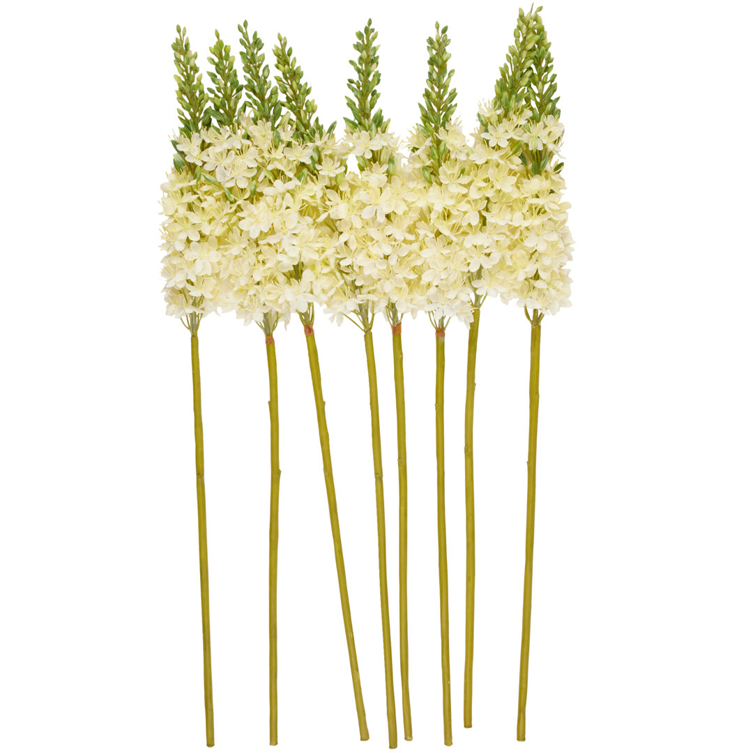 Cole And Grey Faux Foliage Tall Eremurus Artificial Flower Stem (Set of 8) Primrue