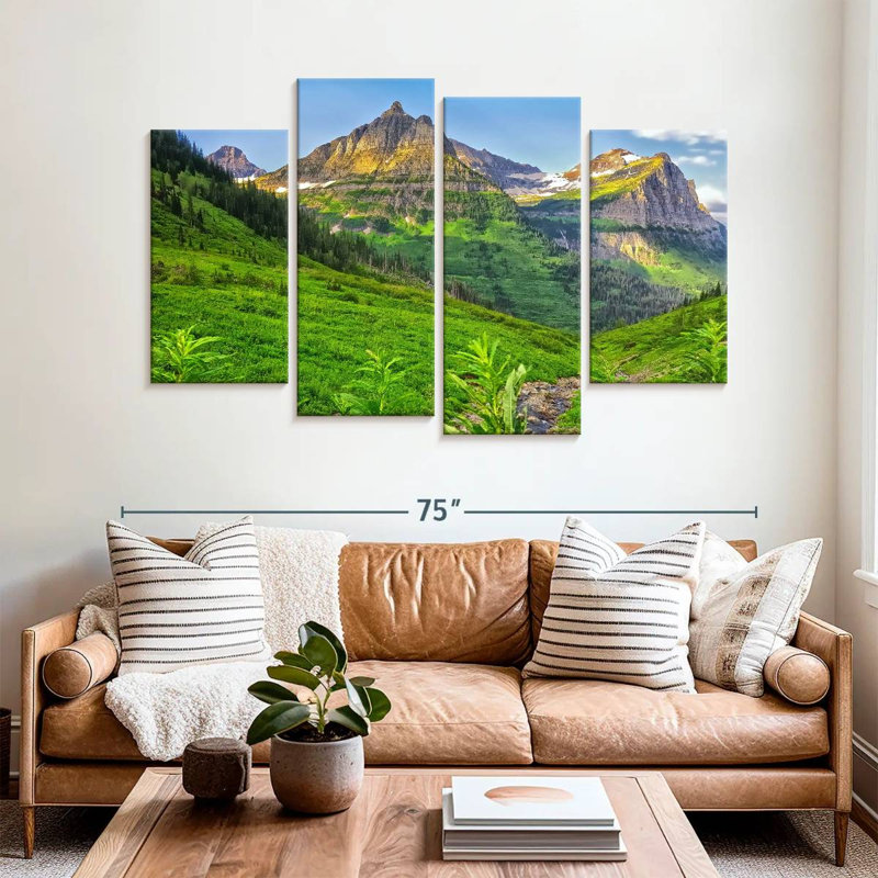 Alvord Glacier Park Greenery, 42" H x 68" W