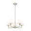 Lustre 5 lumières Ryckman en nickel brossé-117714969