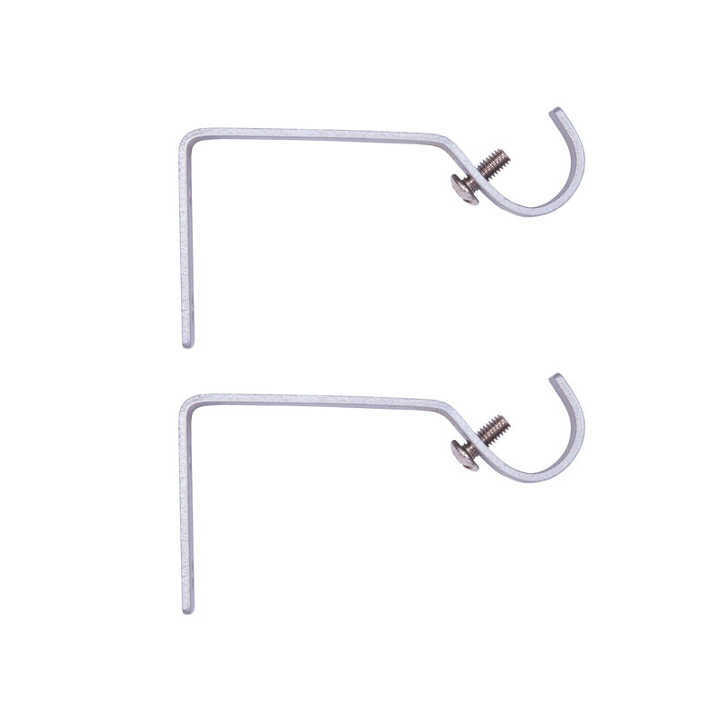 Brackets Steel Brackets, Satin Nickel