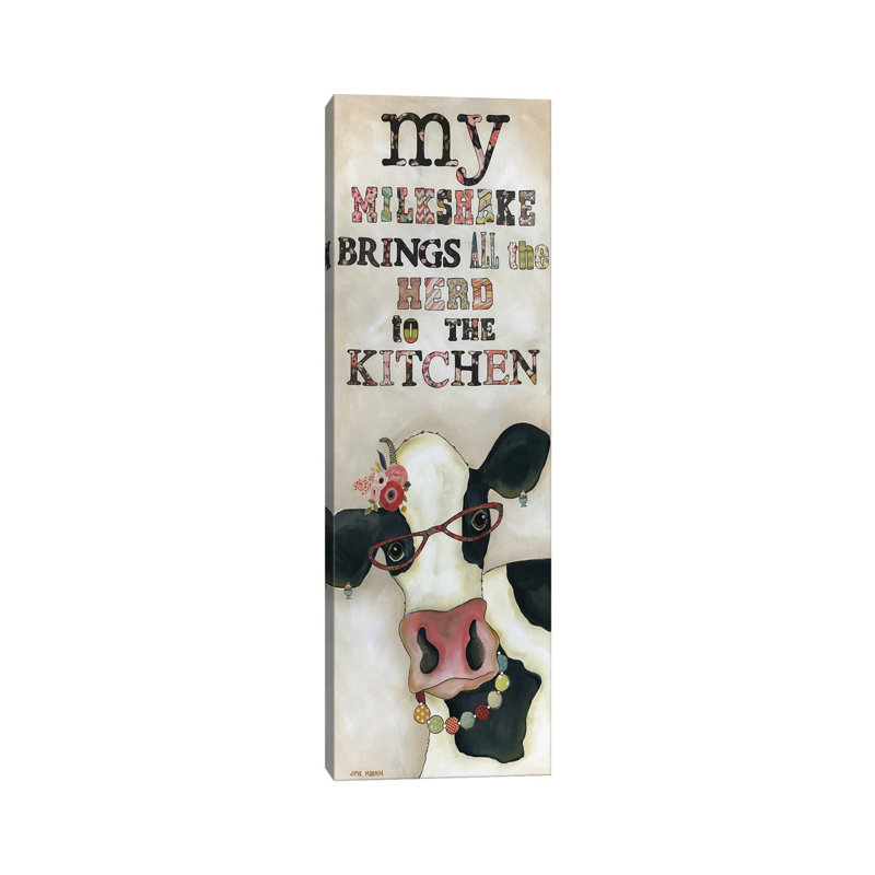 My Milkshakes by Jamie Morath - Wrapped Canvas Panoramic Print, 30.48 cm H x 91.44 cm W x 1.91 cm D