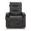Fauteuil inclinable pivotant en cuir 31,5 po-1577146353