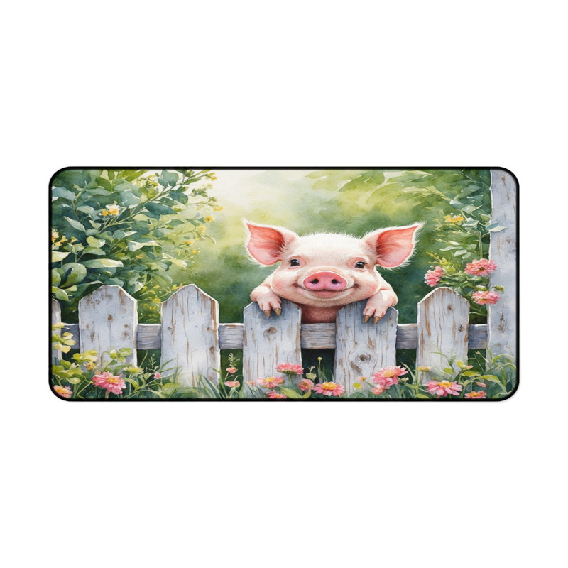 Polyester Desk Pad, 14.4x12.1