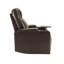 Fauteuil inclinable électrique avec USB, rangement caché, 2 porte-gobelets et plateau pivotant à 360 ° - Fauteuil électrique-1588648722