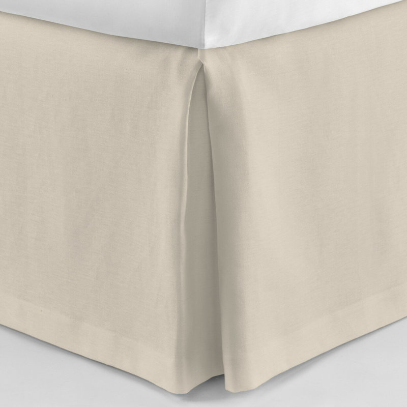 Mandalay Tailored Bed Skirt, Twin, Pearl