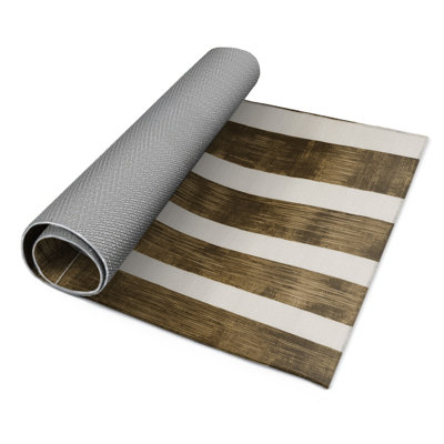 Tapis d'intérieur et d'extérieur à carreaux gris