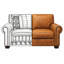 Valencia Leather Loveseat
