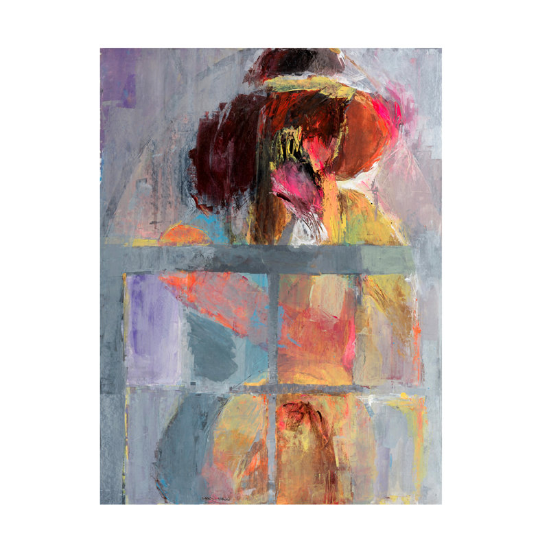 Art sur toile «Bachelor Hooshang Khorasani At The Window», H 19 po x l 14 po