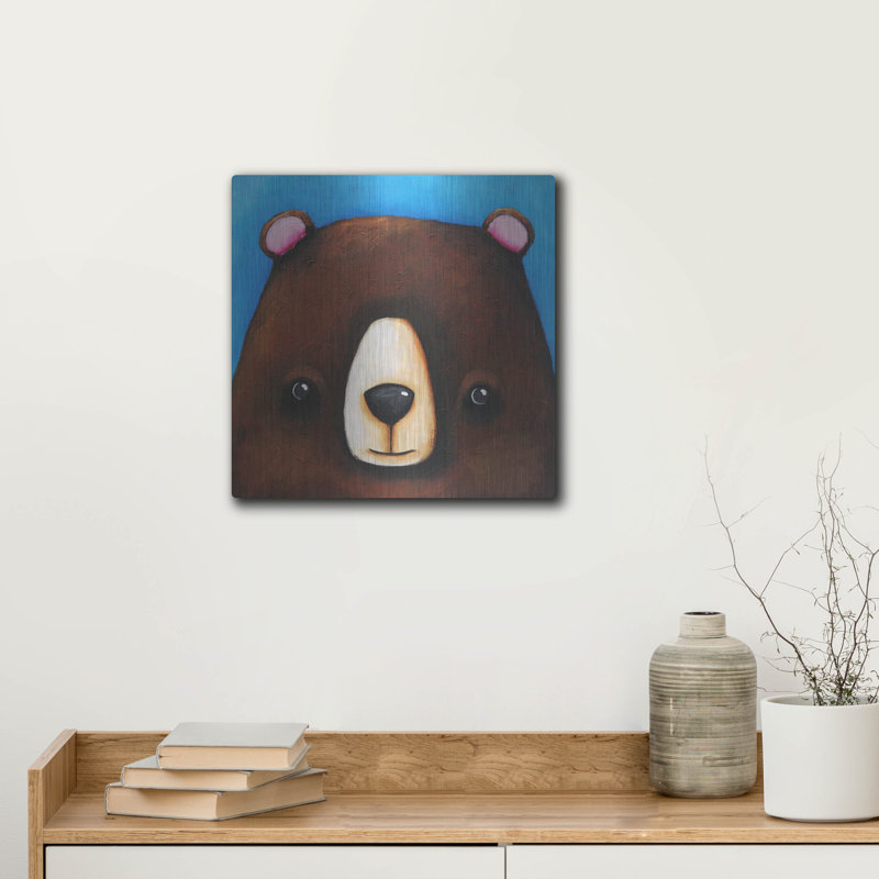 «The Black Bear» par Lucia Stewart, H 12 po x l 12 po