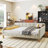 Upholstered Daybed with 4 Support Legs-1658182045-1658182040