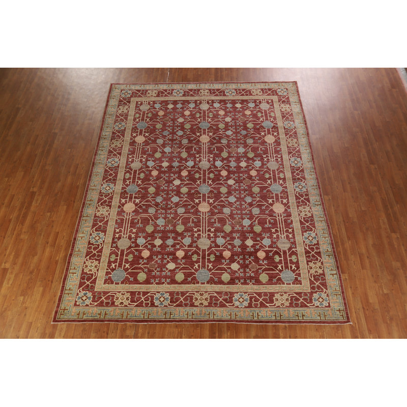 Vegetable Dye Oushak Turkish Area Rug 9x12
