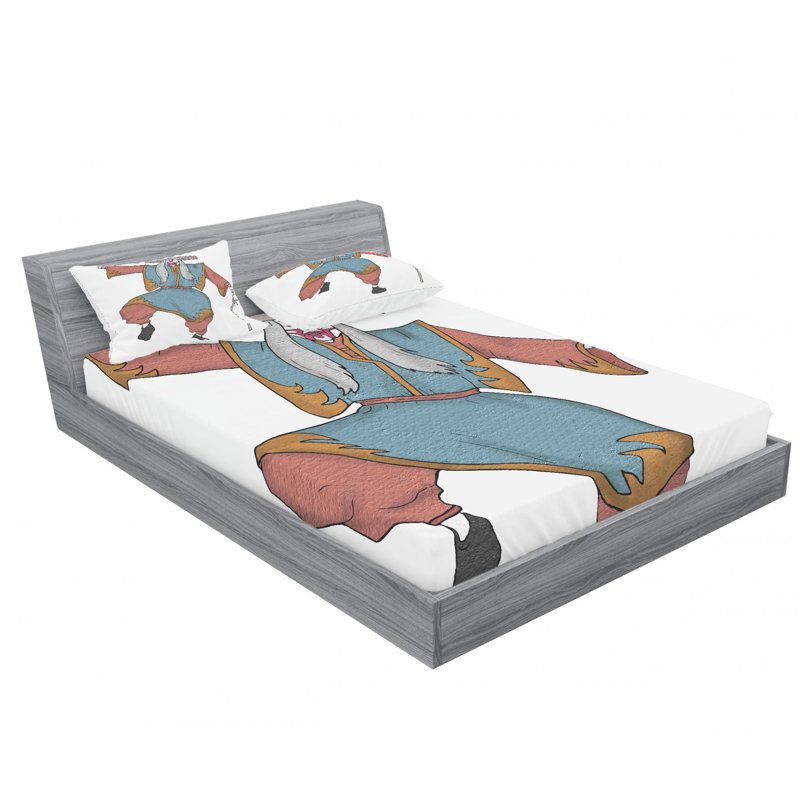 Ensemble de draps, Ensemble de draps pour lit double avec un drap-hou