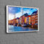 Affiche colorée de paysage de Copenhague sur toile de coton pour la décoration intérieure