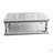 Coffee Table Open Bottom Shelf Plank Style Table Top