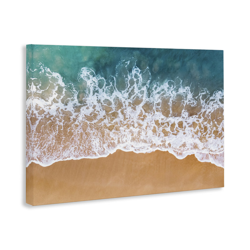 Art mural en toile Aft Beach par Nataly White, H 24 po x l 36 po