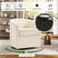 Fauteuil d'appoint pivotant avec repose-pieds 24,4 po-1423493849